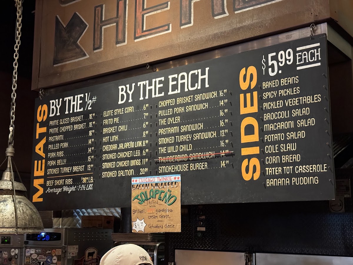 Green Street Smoked Meats Menu - Image 1